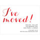 I've Moved Foil Stamped Moving Announcements Image 1 of 8
